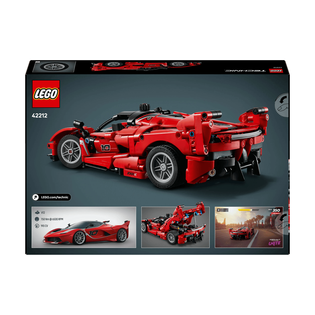 LEGO Technic Ferrari FXX K 42212 – състезателен автомобил