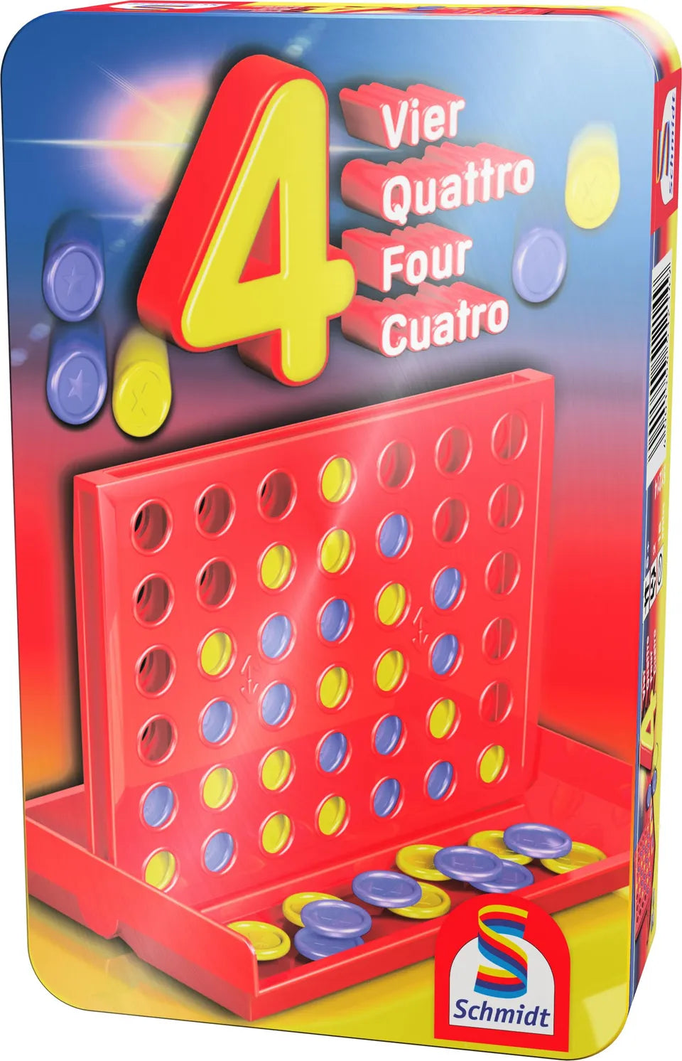 Schmidt Spiele BMM Vier – пътна игра в метална кутия