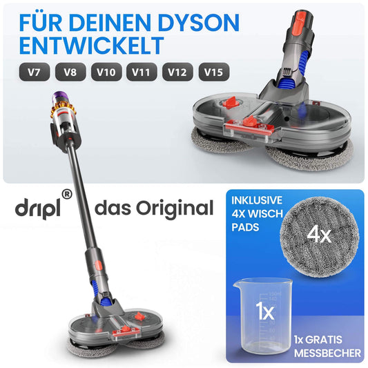 Dripl електрически моп накрайник за Dyson – B09FQFM81K