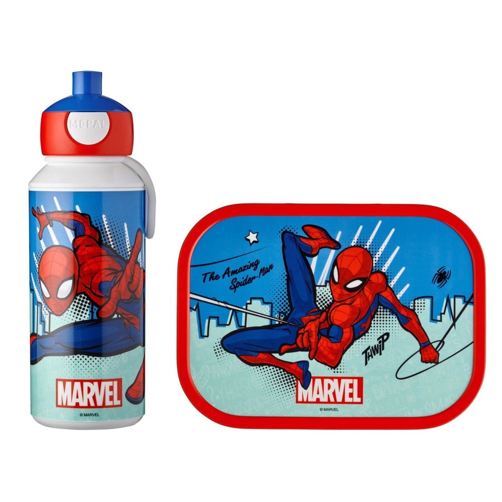 Mepal Spiderman – детски комплект с бутилка 400 мл и кутия за храна 750 мл