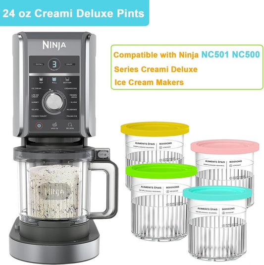 vione – комплект 4 контейнера за Ninja Creami Deluxe