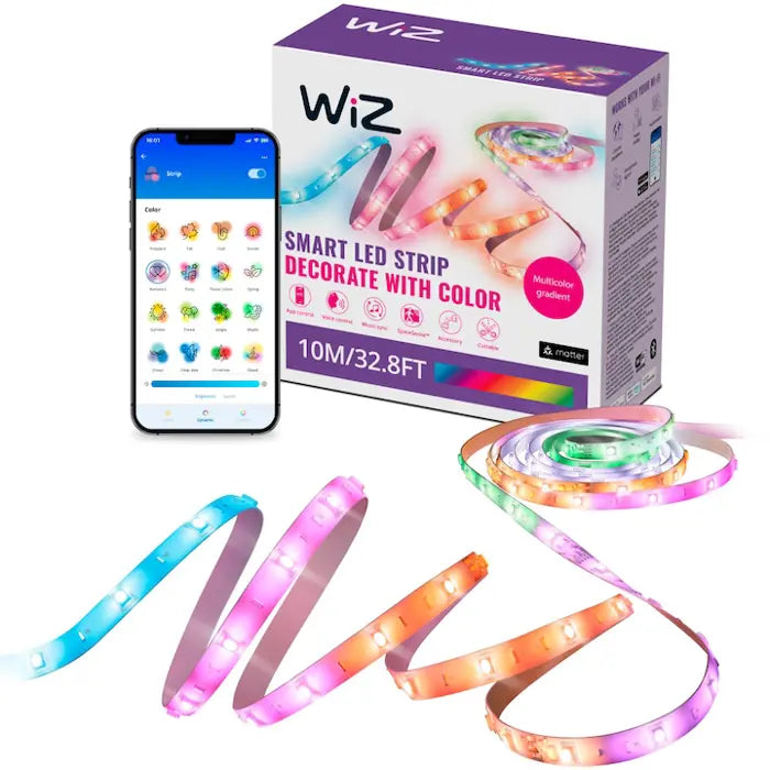 WiZ RGBIC – умна LED лента 10 м