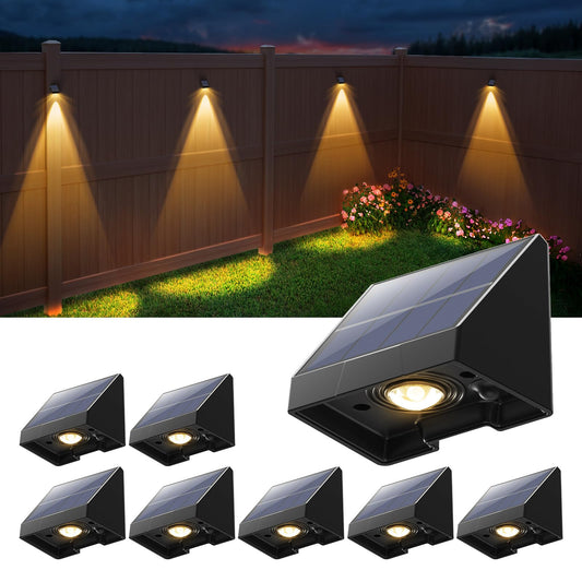 VOLISUN 8 соларни LED лампи за ограда – B0DC62SQFW