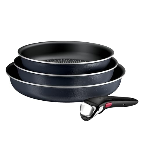 Tefal - Ingenio Enjoy Batterie de cuisine avec poignée amovible - 4 pièces