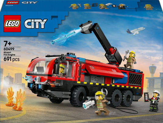 LEGO City Airport Fire Truck 60499 – Летищна пожарна кола