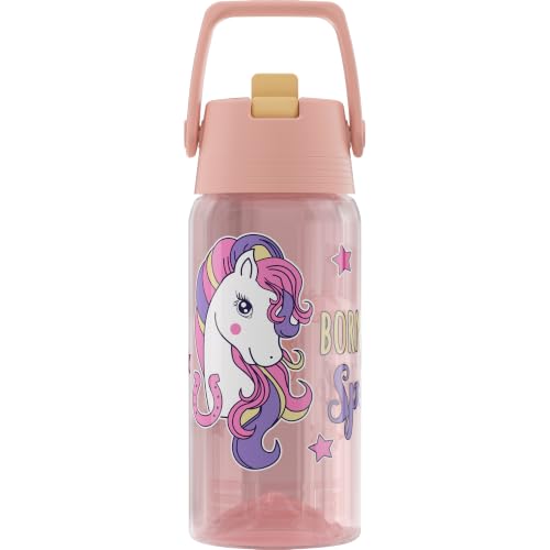 Sigg Viva FLIP Sparkle – детска термобутилка 0,5 л, цвят Aqua с еднорог
