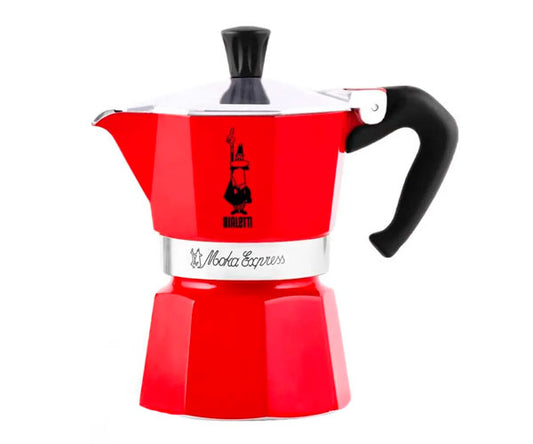 Bialetti Moka Express Color 1 cup 60 ml red
