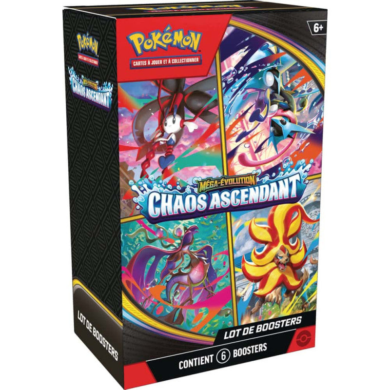 Pokémon TCG – Mega Evolution Chaos Ascendant – пакет от 6 бустера