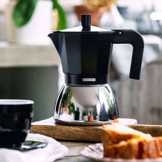 Monix Induction Inox 9 cup moka pot