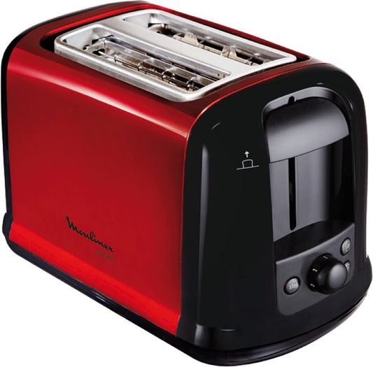 Moulinex Subito LT261D 850 W red stainless steel toaster
