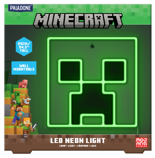 Paladone Minecraft Creeper wall LED light