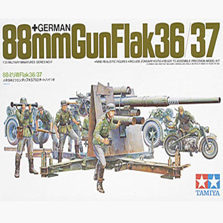 Tamiya 1:35 German 88mm Gun Flak 36/37