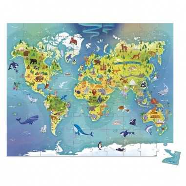 Janod Puzzle World 100 pieces