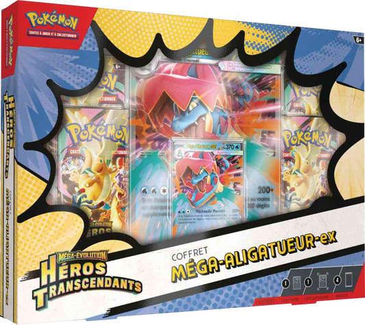 Pokémon Mega Evolution – Héros Transcendants – Mega-Aligatueur-ex
