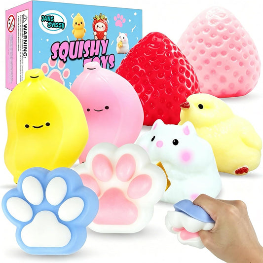 Taba – комплект 8 Squishy антистрес играчки