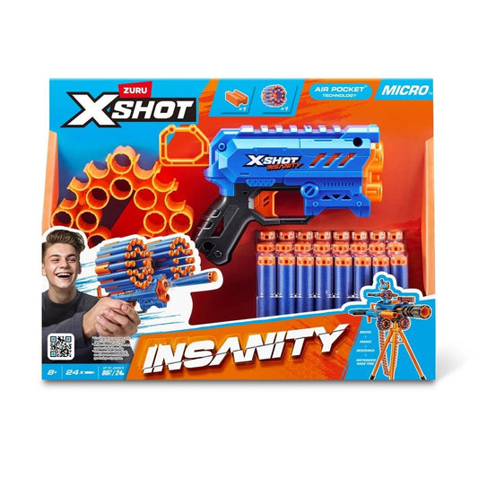 XSHOT Insanity Micro Blaster – комплект с 48 дунапренени стрелички