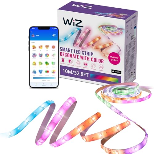 Очаквай скоро • WiZ RGBIC LED Lightstrip 10 м – умна LED лента